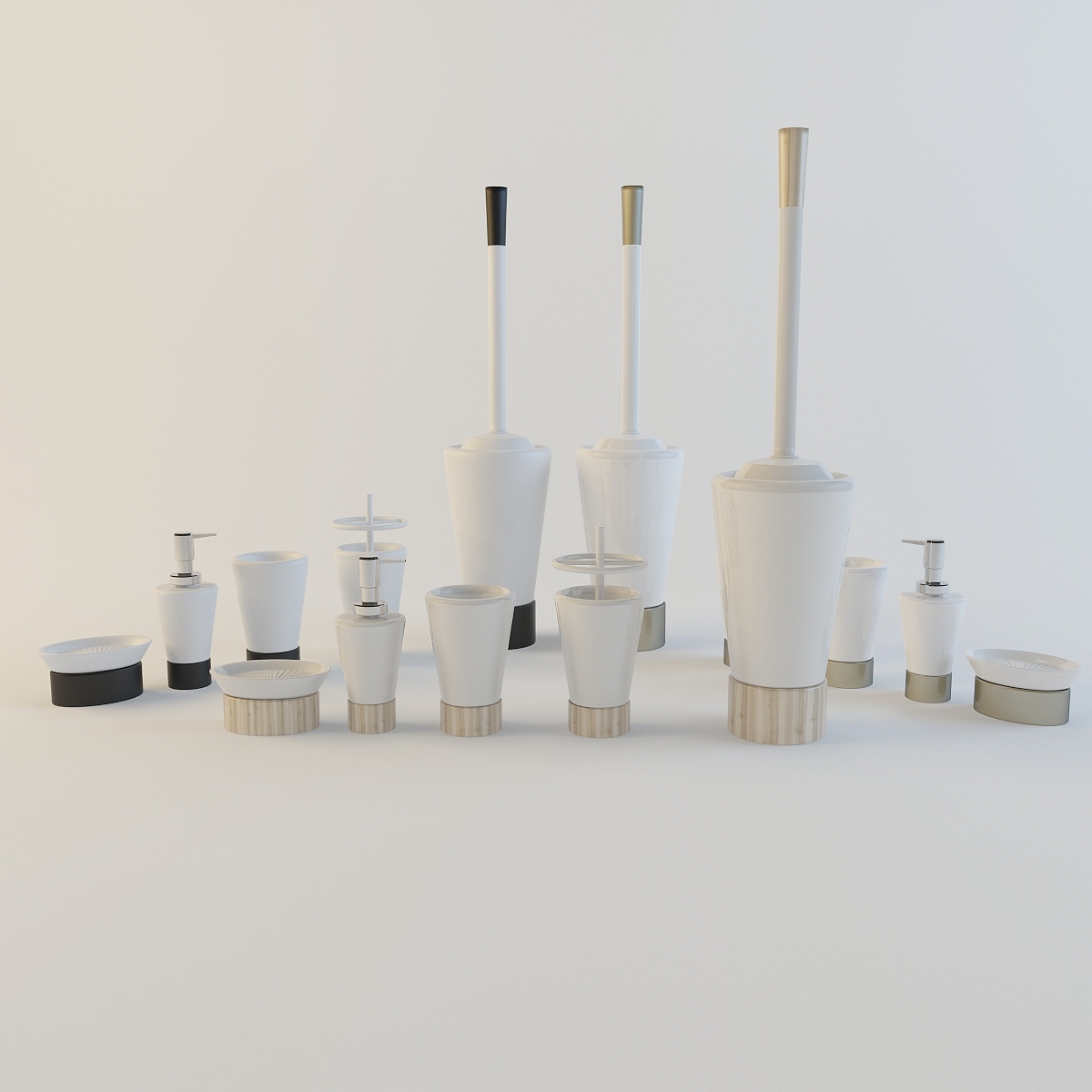 3D printing，Model rendering，Sanitary washing set box，